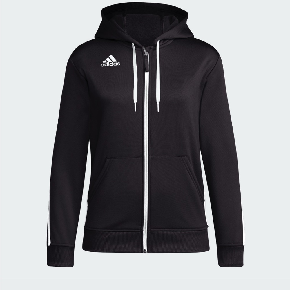 Adidas Training IS1082 Full Zip Black Jacket Women’s Sz: S - Picture 1 of 5